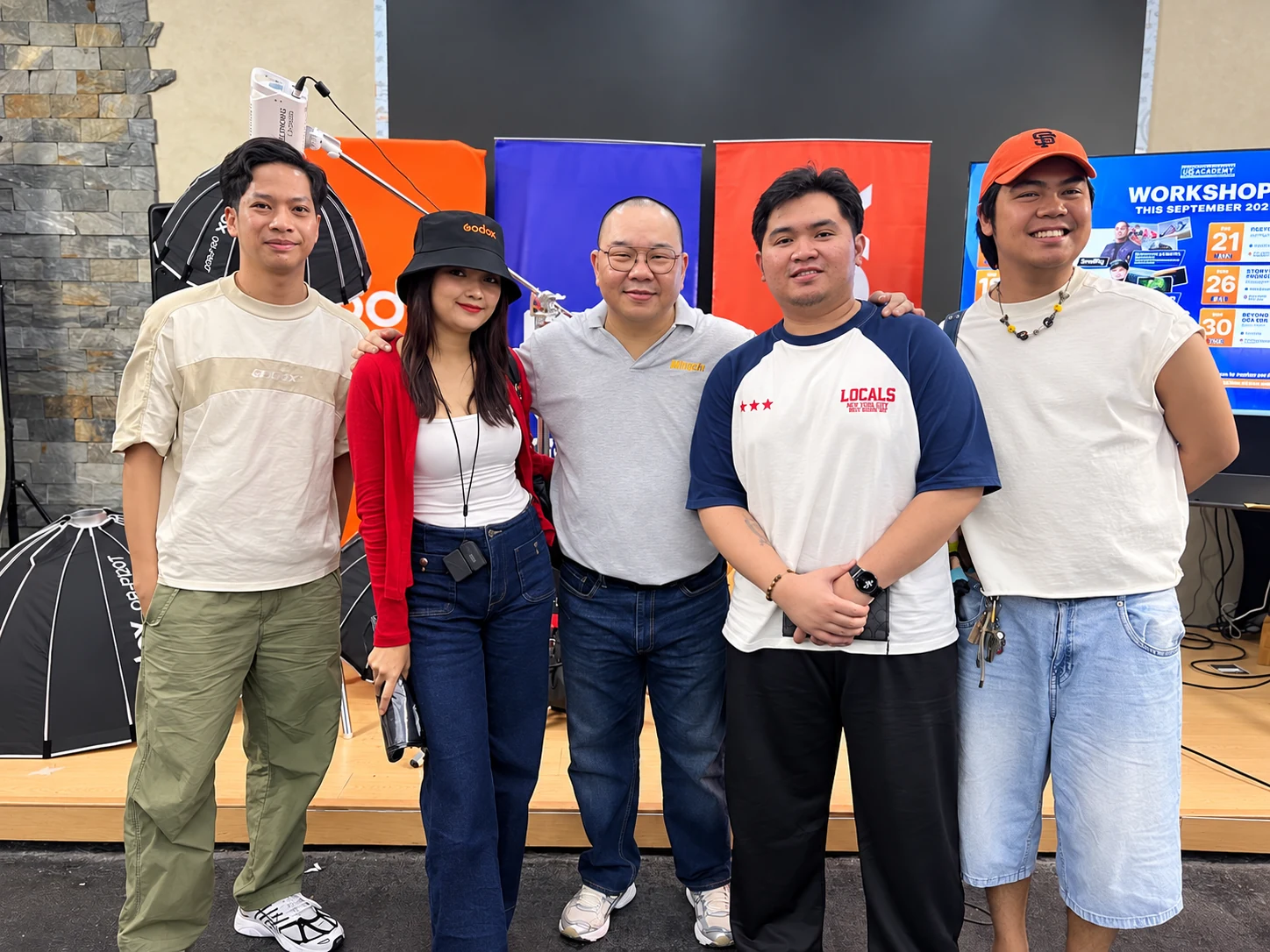 Creator Cohort & Production Crew at Godox Setup